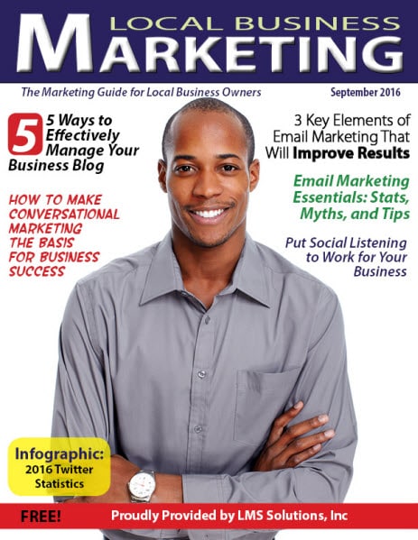 September 2016 Local Business Marketing Magazine