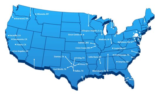 LMS Solutions Client Locations