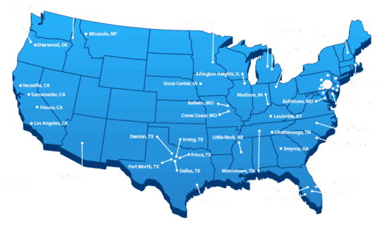 LMS Solutions Client Locations